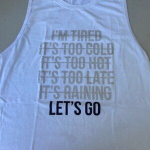 Workout shirt cotton blend.